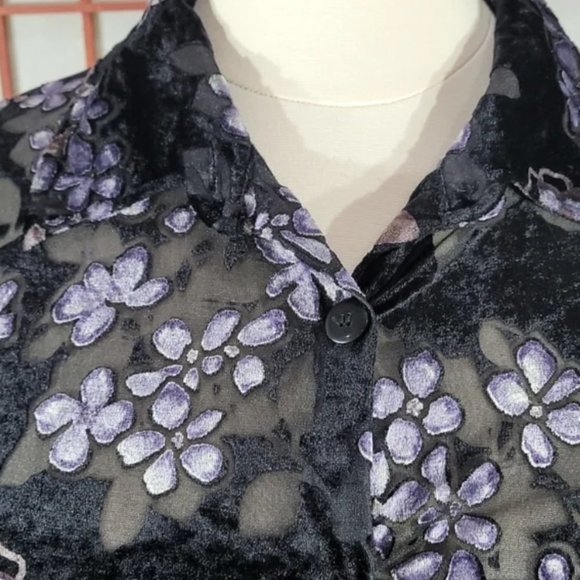 EUC Notations Button Up Blouse size 2X - Picture 2 of 10